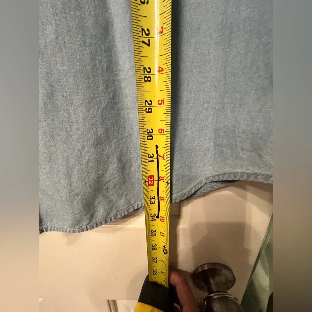 Vintage 90’s Looney Tunes Warner Bros Studio Store Denim Jean Shirt XL - Picture 6 of 7